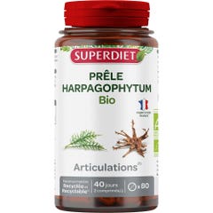 Superdiet Prele-Harpagophytum Bio 80 comprimés
