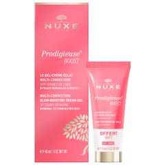 Nuxe Prodigieuse Boost Le Gel-Crème Eclat multi-correction 40ml & Baume-Huile Récupérateur Nuit offert