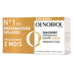 Oenobiol Sun Expert Préparateur Solaire Accéléré Préparation solaire accélérée 2x15 capsules