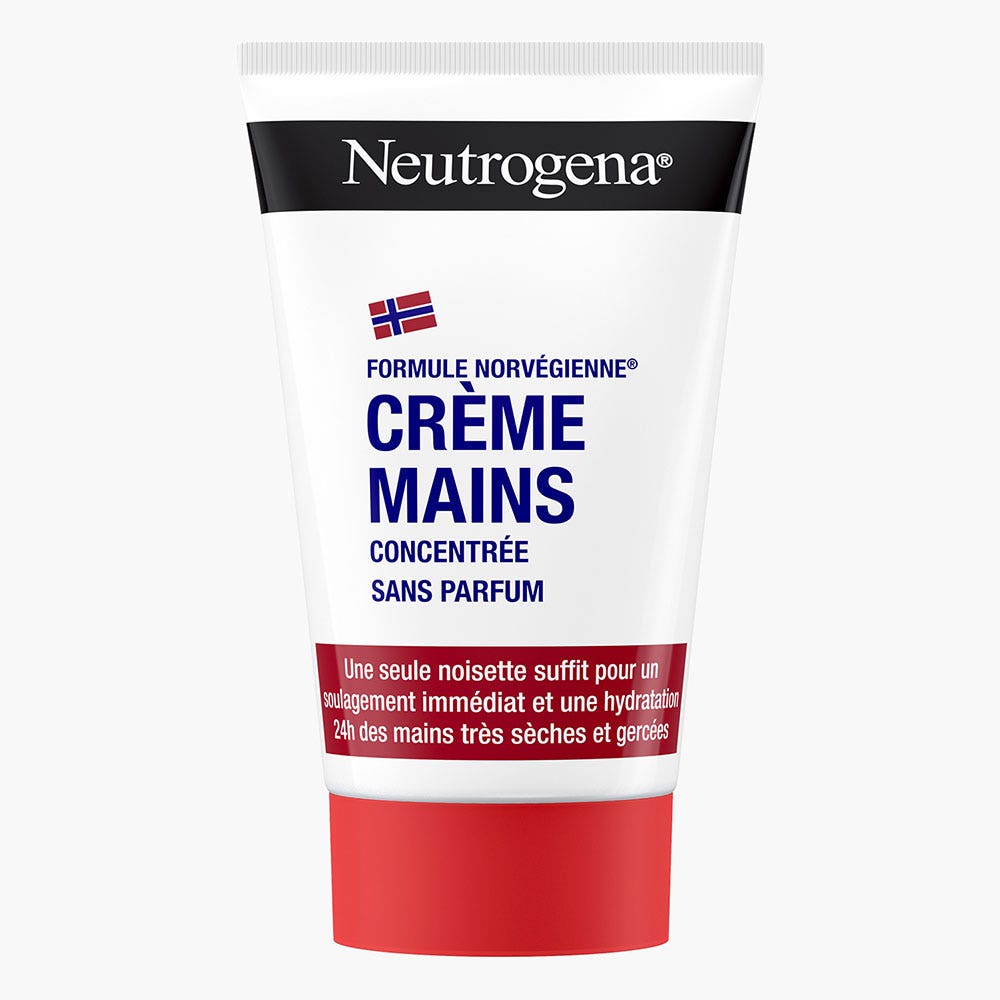 Neutrogena Crème Mains Hydratante Concentrée Non Parfumée Formule Norvégienne 50ml