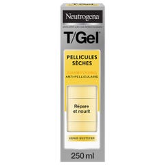 Neutrogena T/Gel Shampooing Antipelliculaire Pellicules Sèches 250ml