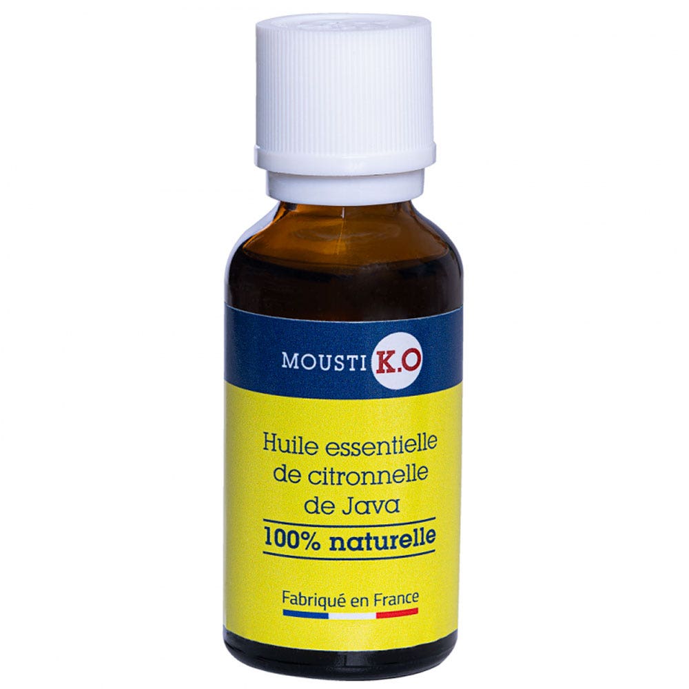 Mousti K.O Huile Essentielle De Citronnelle de Java Repulsif Anti-moustique 30ml