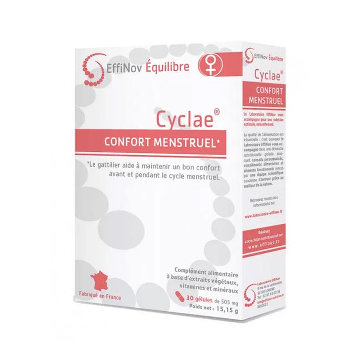 Cyclae 30 gélules Equilibre hormonal Effinov Nutrition