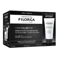 Filorga Time-Filler Duo Time-Filler 5XP Crème + Sleep&Peel 4.5 Peaux Normales à Sèches