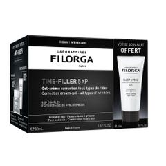 Filorga Time-Filler Duo Time-Filler 5XP Gel-crème 50 ml + Sleep&Peel 4.5 15ml Peaux Mixtes à Grasses