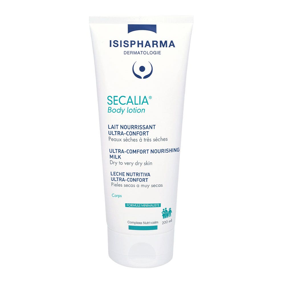 Isispharma Secalia Lait Nourrissant Ultra-Confort Peaux Sèches à Très Sèches 200ml
