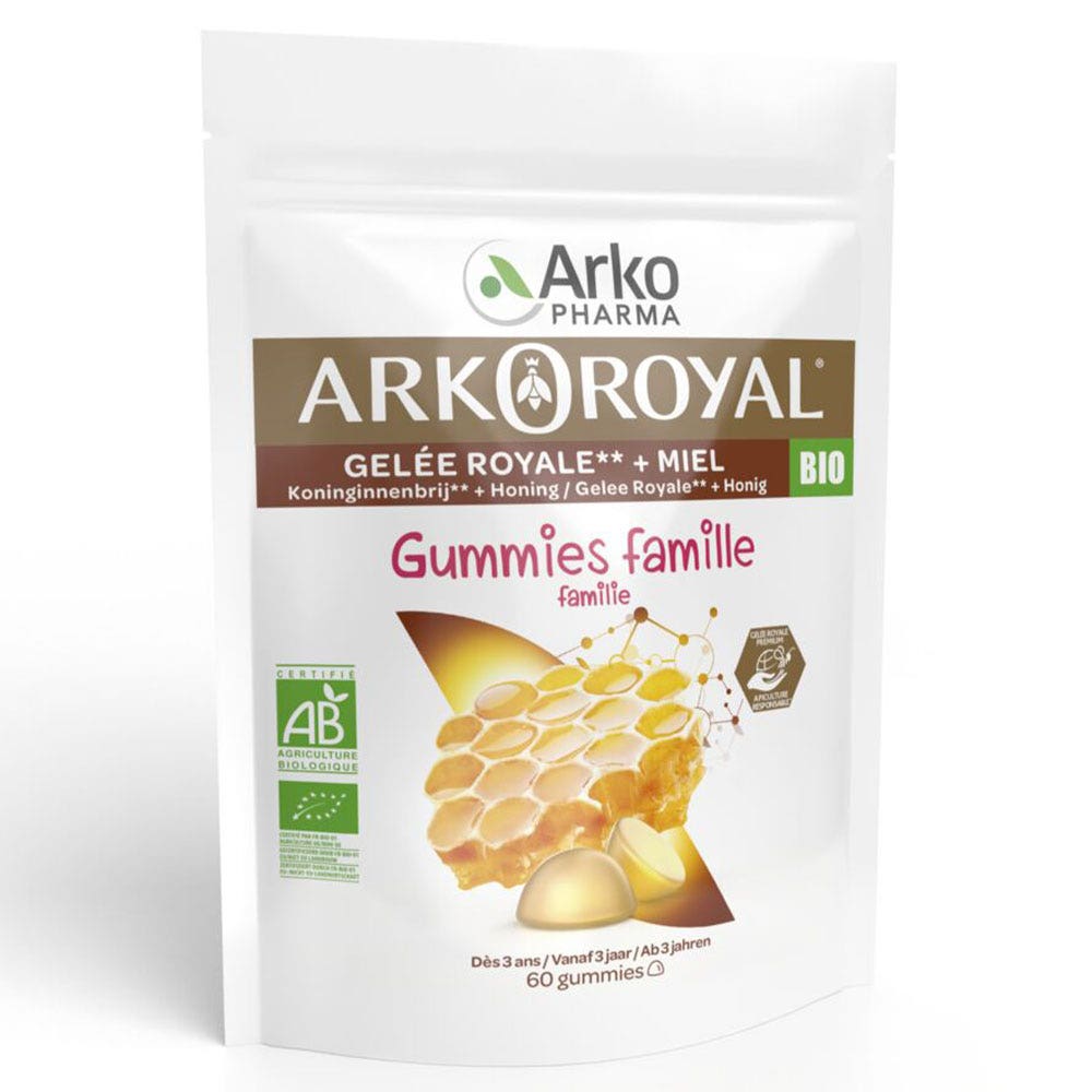 Arkopharma Arkoroyal Gelée Royale Bio Famille 60 Gummies