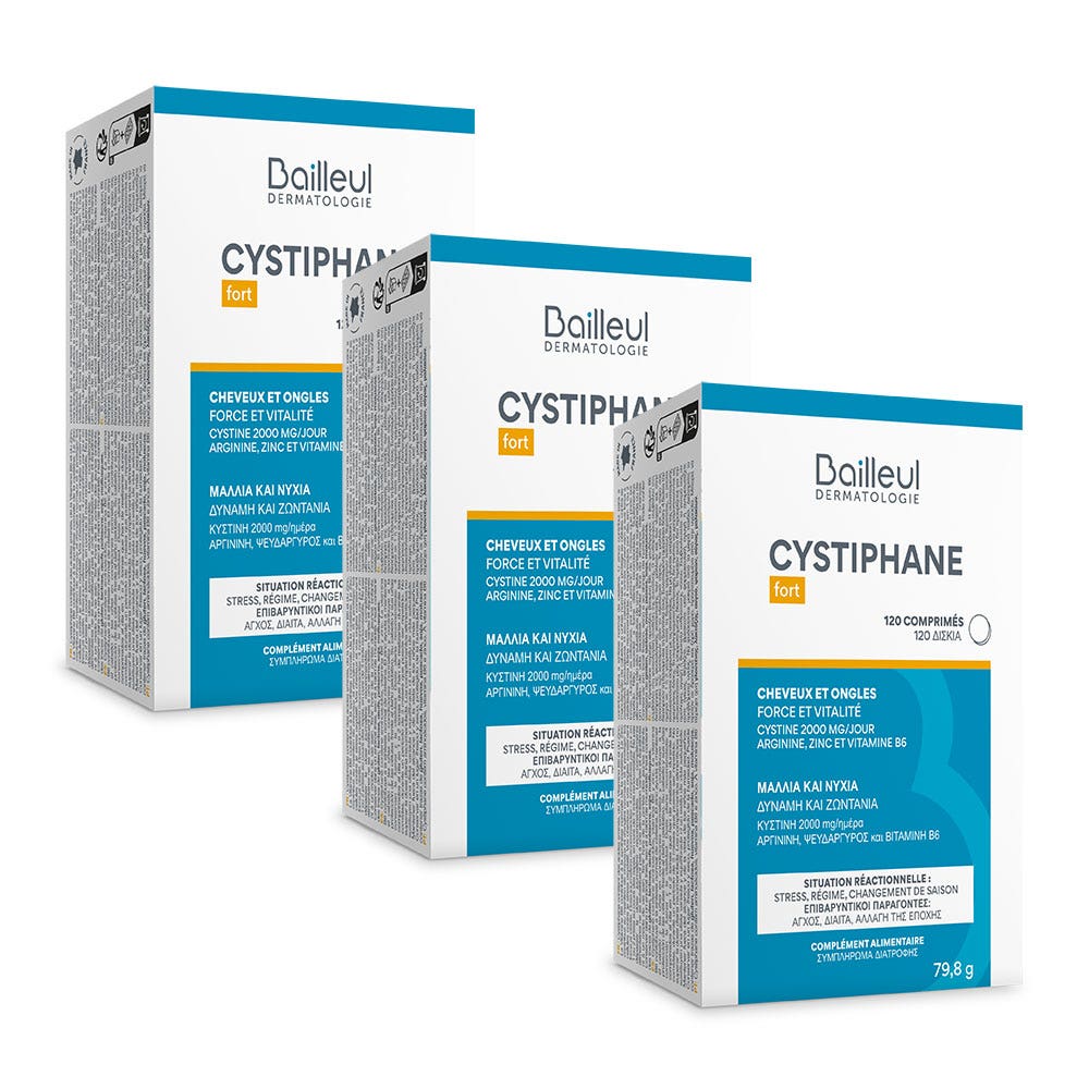 Bailleul Cystiphane Cheveux Et Ongles 3x120 comprimés
