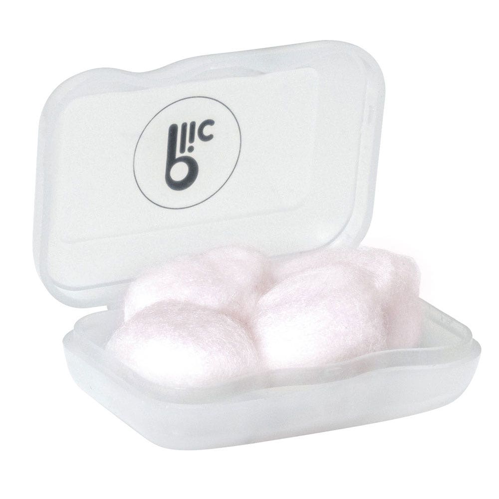 Plic Audio Bouchons d'Oreilles en Cire x2 Paires Réutilisables