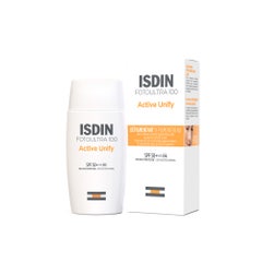 Isdin Active Unify Crème solaire visage dépigmentante SPF50+ FotoUltra 100 50ml