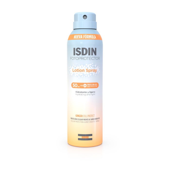 Lotion solaire corps SPF50 250ml Lotion Spray Fotoprotector Isdin