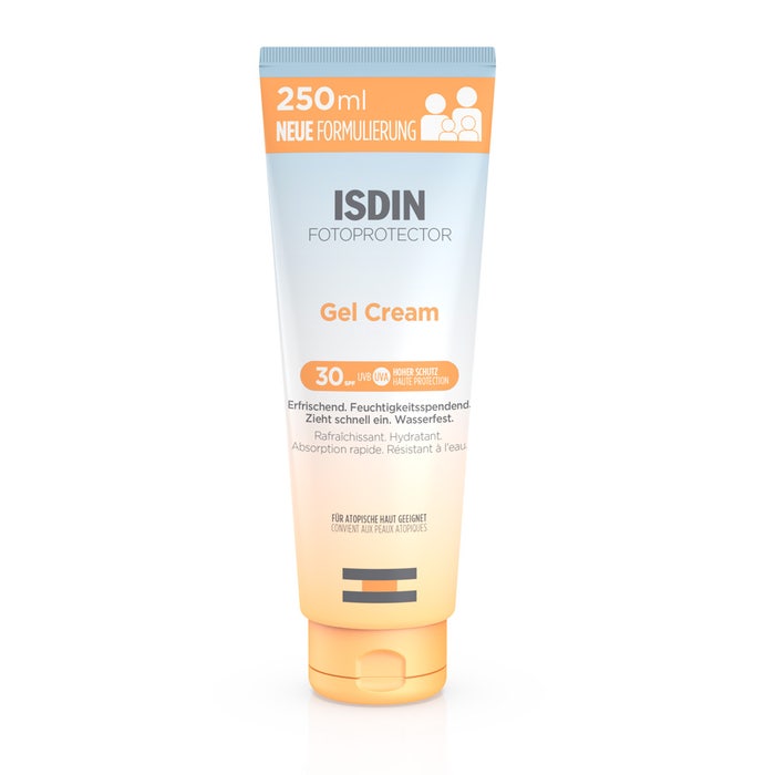 Isdin Gel Cream Crème solaire corps SPF30 Fotoprotector 250ml