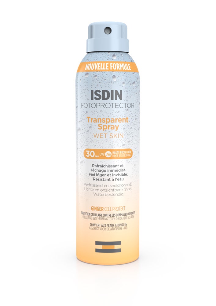 Isdin Transparent Spray Crème solaire corps SPF30 Fotoprotector 250ml
