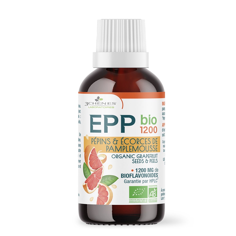 3 Chênes Extrait De Pepins De Pamplemousse 1200 Bio 50ml