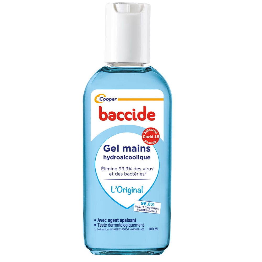 Baccide Gel Mains Sans Rincage 100ml