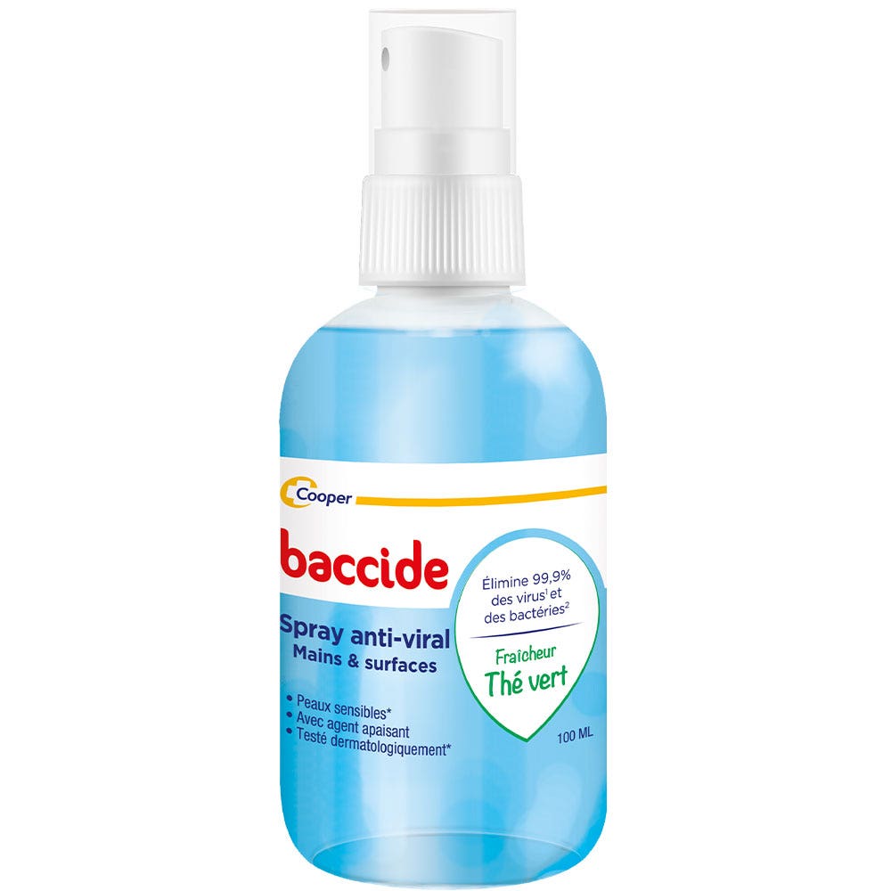 Baccide Spray Anti-Viral Fraîcheur Thé Vert 100ml
