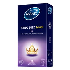 Manix Préservatifs Maximum Confort King Size x12
