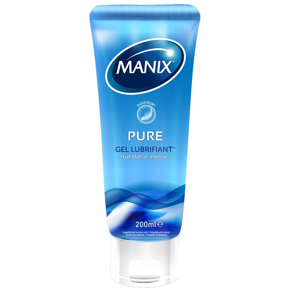 Manix Pure Gel Lubrifiant Intime Hydratation et Douceur 200 ml