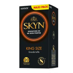 Manix King Size Préservatifs Sans Latex Grande Taille x20