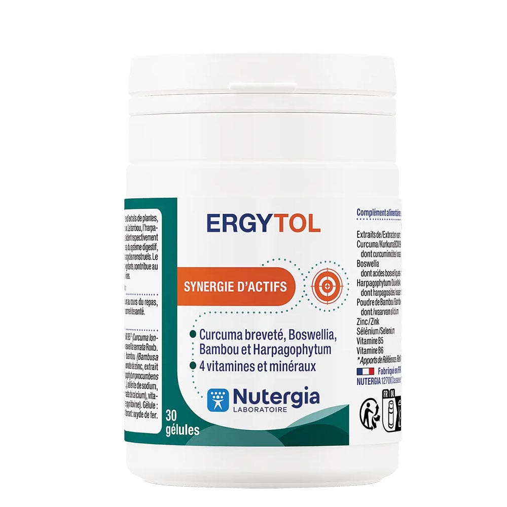 Nutergia Ergytol Synergie d'Actifs 30 Géules