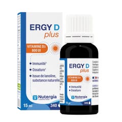 Nutergia Ergy D Plus Vitamine D3 800 UI 15ml
