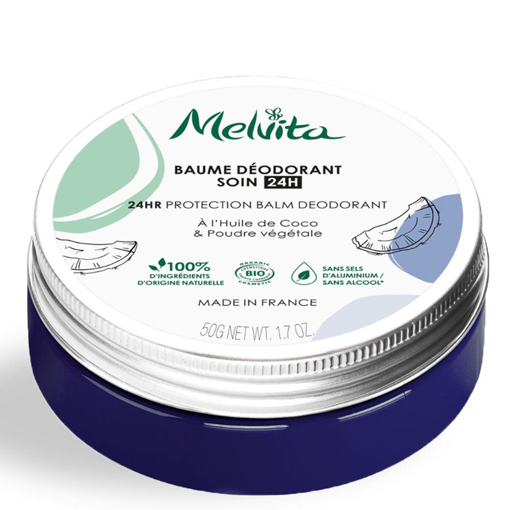 Melvita Baume Déodorant Soin 24H Bio 50g