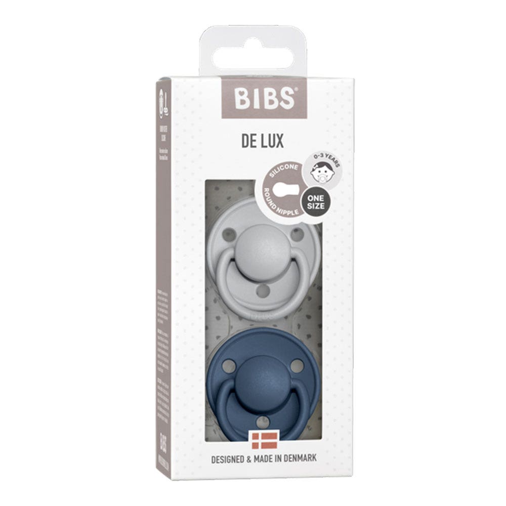 Bibs Bibs de Lux Sucette Anatomique En Silicone Naissance à 3 Ans x2