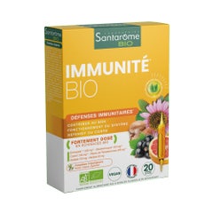 Santarome Immunite 20 Ampoules Bio 200ml