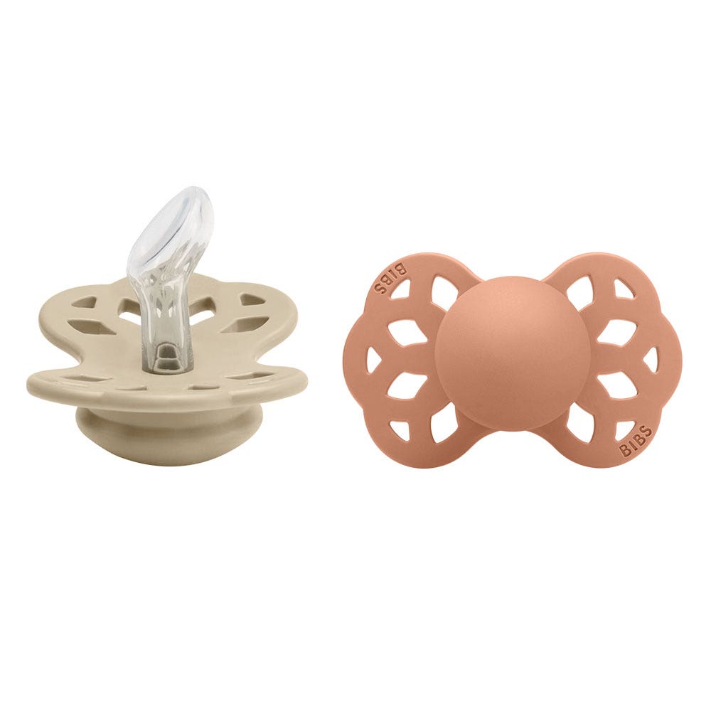 Bibs Infinity Sucette Anatomique En Silicone 6-18 Mois x2