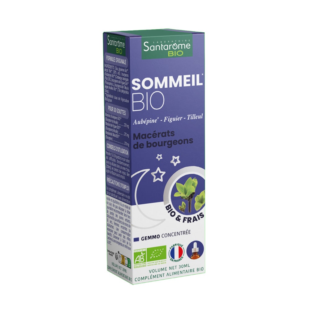 Santarome Gemmo Tri Complexe de Bourgeons Sommeil Gémmothérapie 30ml