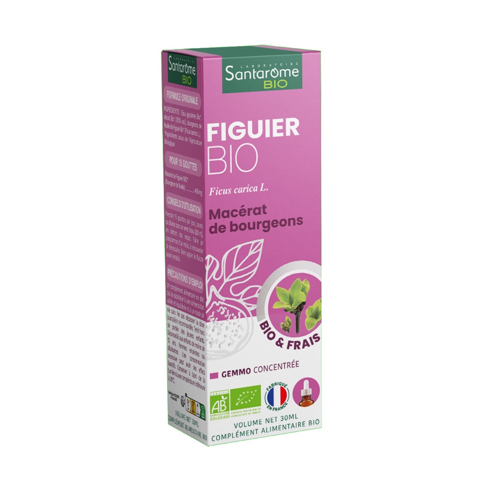 Santarome Gemmo Bourgeon Figuier Bio Gémmothérapie 30ml