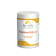Be-Life Vitamines K2+d3 1000 30 Gelules Bio-life