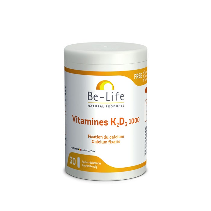 Be-Life Vitamines K2+d3 1000 30 Gelules Bio-life