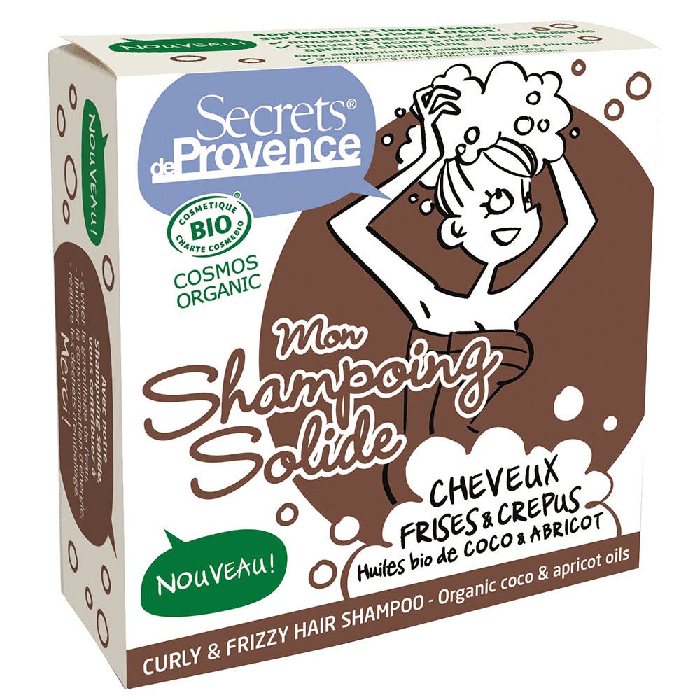Secrets de Provence Shampooing Solide Cheveux Frisés 85g