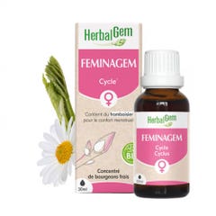 Herbalgem Bourgeons Cycle Menstruel Feminagem 30ml