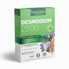 Santarome Desmodium 2500 Détoxifiant du Foie 20 ampoules