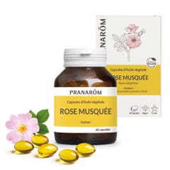 Pranarôm Les Huiles Végétales Rose Musquée Hydratant Fortifiant Antioxydant 60 Capsules
