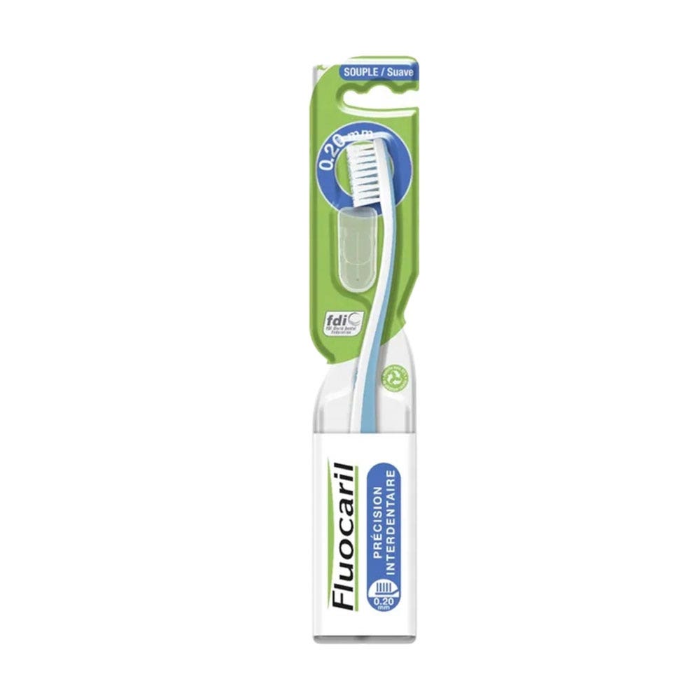 Fluocaril Brosse à dents Souple 0,20mm Précision interdentaire x1