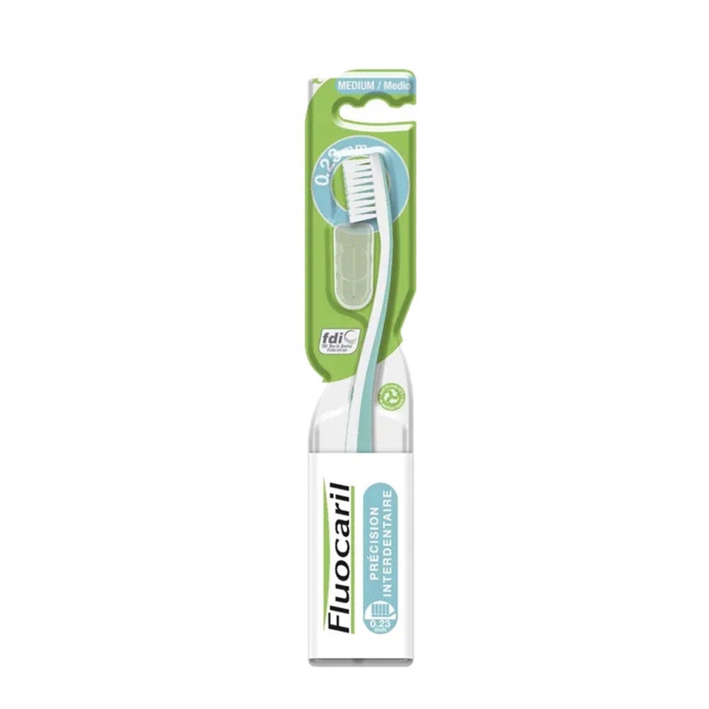 Fluocaril Brosse à dents Médium 0,23mm Précision interdentaire x1