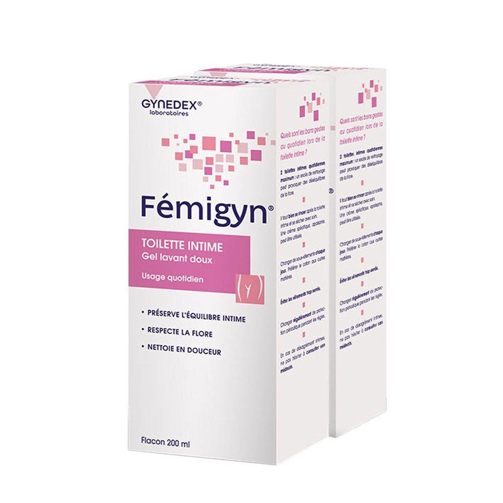 Novodex Femigyn Gel Lavant Intime Doux 2x200ml