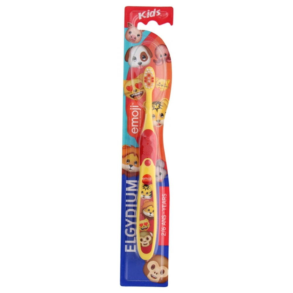 Elgydium Brosse A Dents Kids Emoji 2-6 Ans