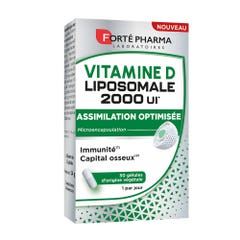 Forté Pharma Forté Royal Vitamine D Liposomale 2000UI Immunité et Santé Des Os 30 gélules