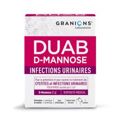 Granions DUAB D-Mannose Infections urinaires 7 sachets