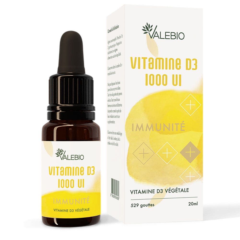 Valebio Vitamine D3 1000 UI 20ml