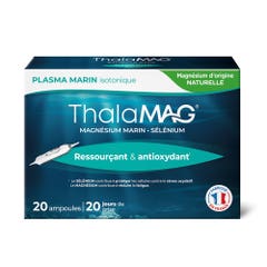 Thalamag Plasma Marin Isotonique Ressourçant et antioxydant 20 Ampoules