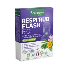 Santarome Respi'Rub Flash Bio Anti coup de froid 15 comprimés