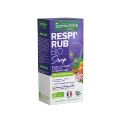 Santarome Respi'Rub Sirop Bio Voies respiratoires encombrées 125ml
