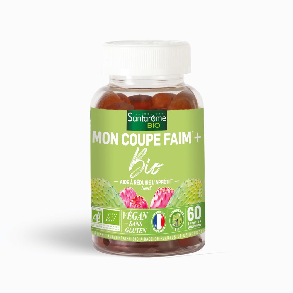 Santarome Mon Coupe Faim+ Bio Aide à la perte de poids 60 gummies