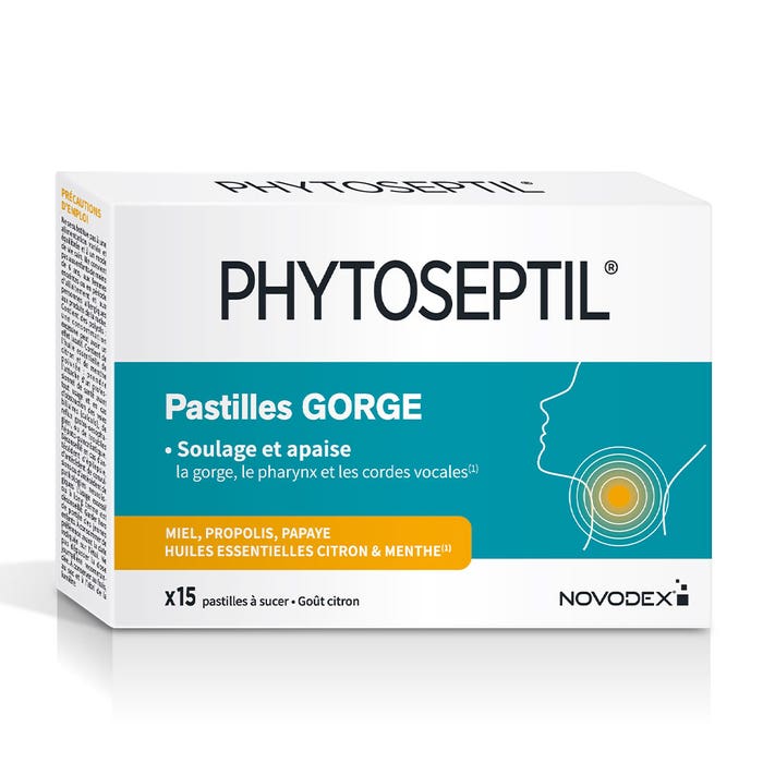 Novodex Phytoseptil Gorge 15 Pastilles
