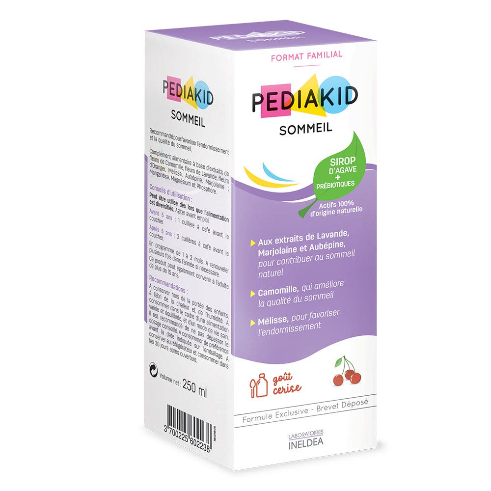 Pediakid Sommeil Sirop Gout Cerise 250ml